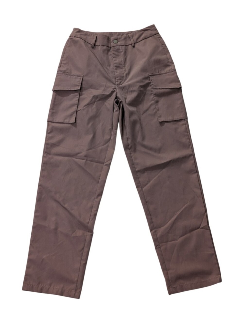 Women's Cargo Pants in Mauve Brown - Classic Workwear Style
